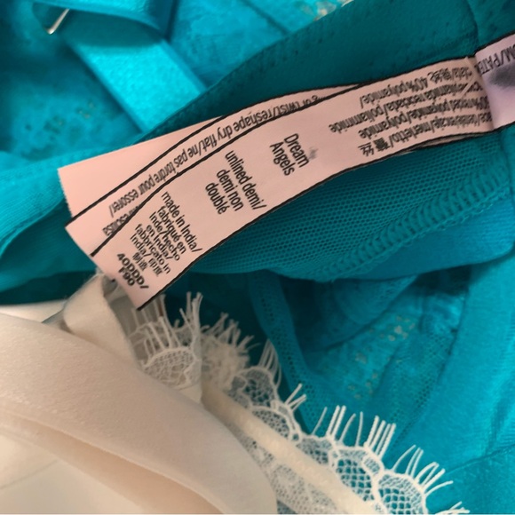 Victoria Secret Lace Underwired Dream Angels Lined Demi Push Up Without Padding - Picture 10 of 14